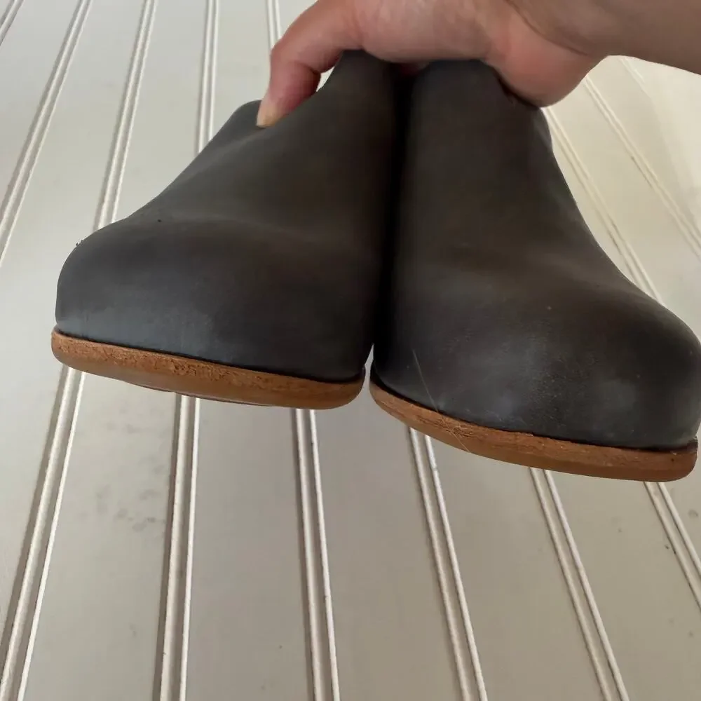 Kork-Ease Original Black Leather Clog Mules Women’s Size 7.5 Slip-On Comfort